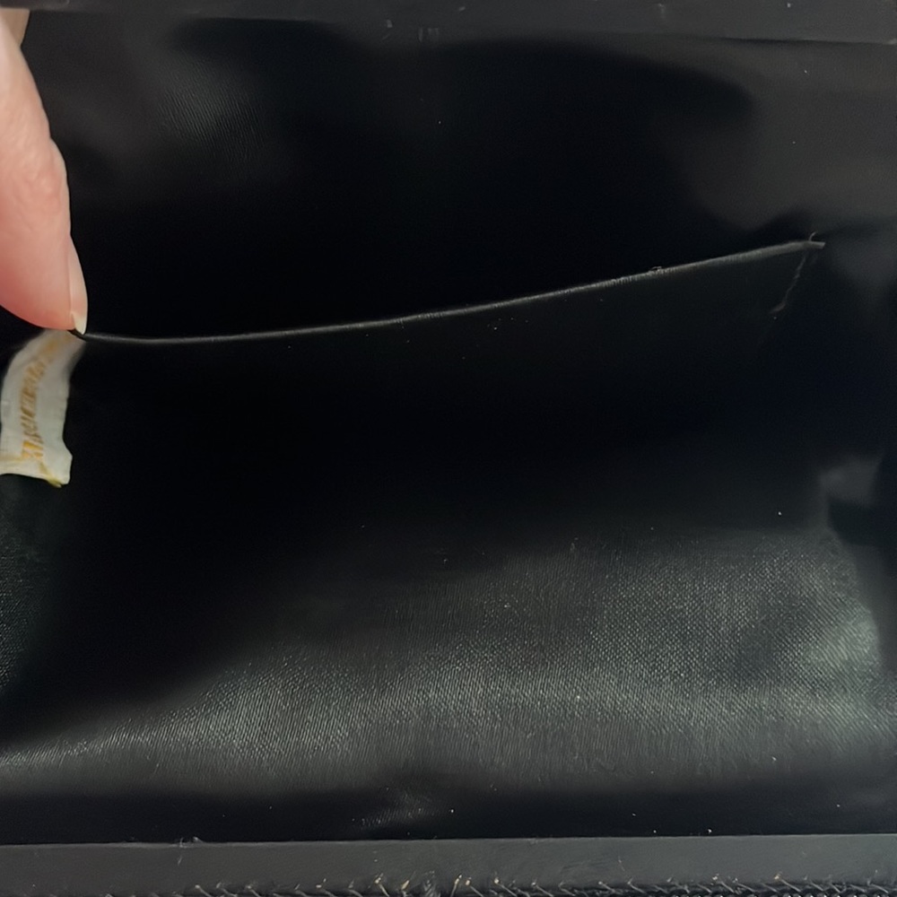 Black Beaded Evening Bag - Picture 5 of 11
